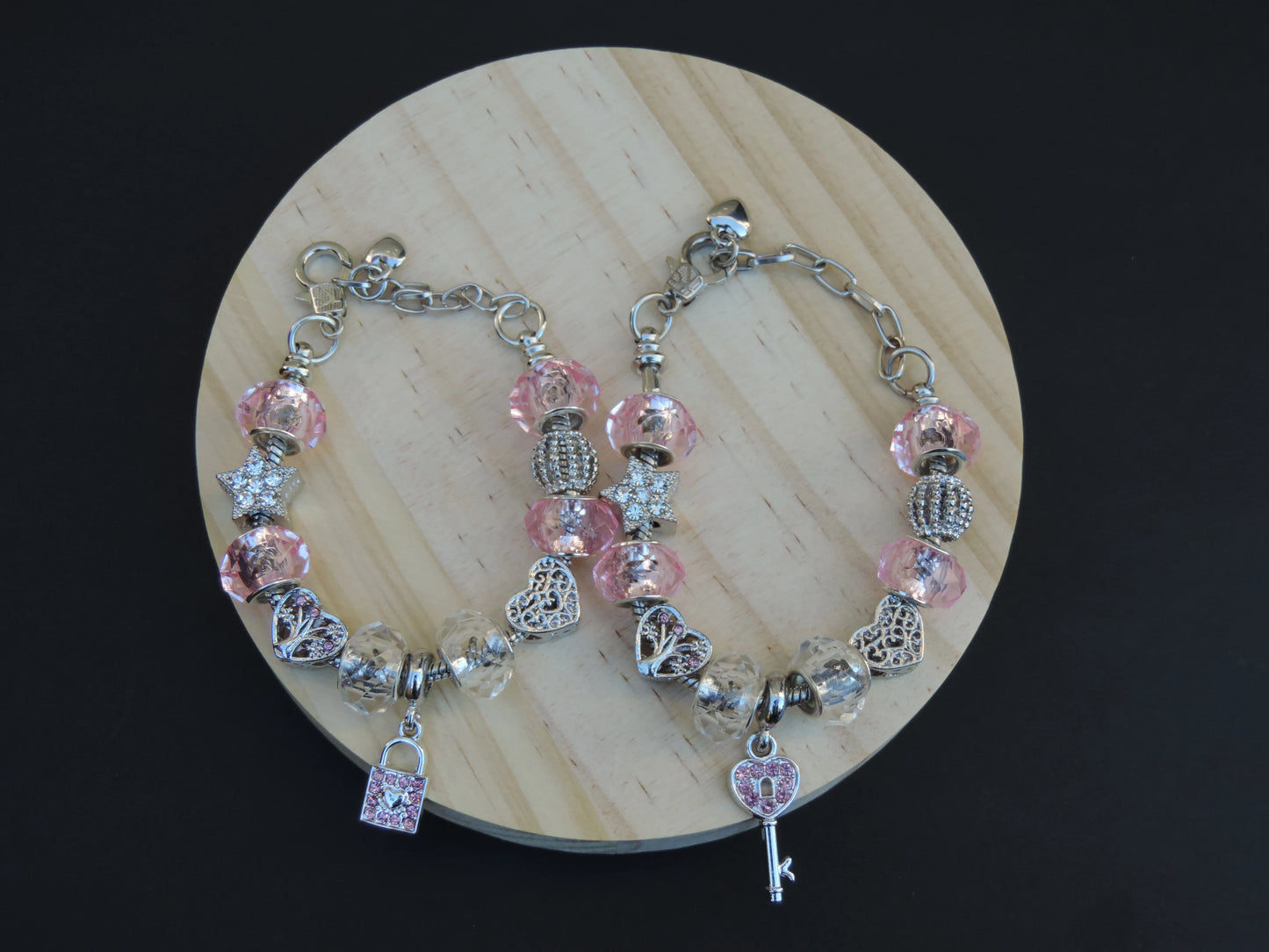 Lock/Key Charm Bracelet