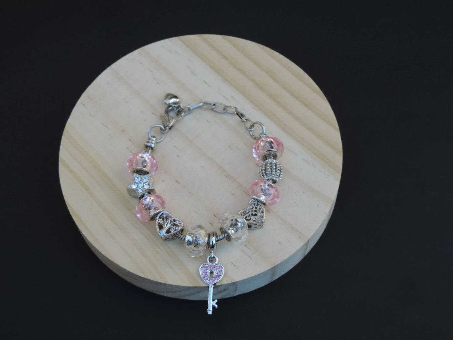 Lock/Key Charm Bracelet