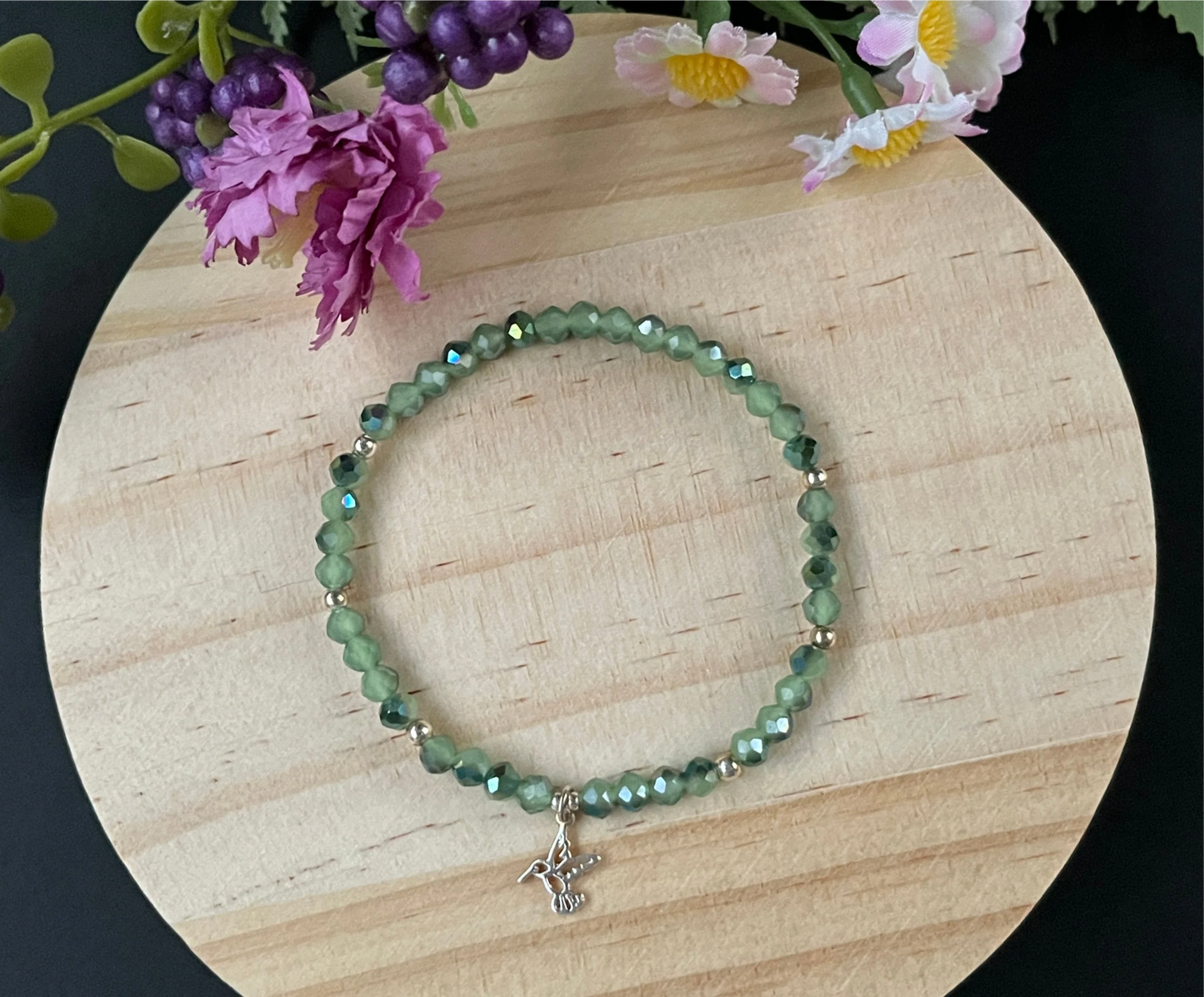 Green Hummingbird (925 Silver)